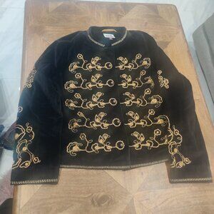 The Hippie Shake Velvet jacket size 24 UK New ( 18-20 US)